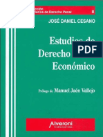Estudios de Derecho Penal Economico - Cesano, Jose Daniel