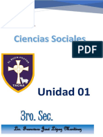 Ficha de Tercero Ciencias Sociales I Unidad
