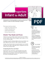 Basic Facial Proportions Infant To Adult