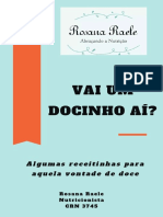 Docinhos sem açúcar para matar a vontade