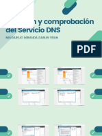 Creación y Comprobación Del Servicio DNS