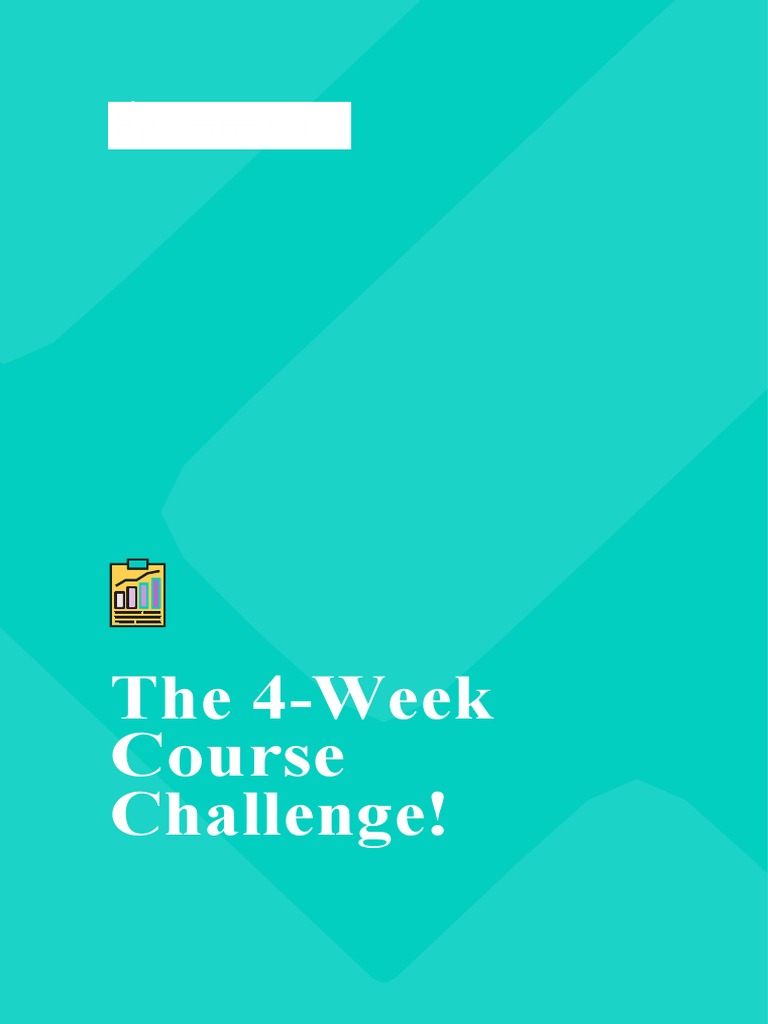 4-Week Online Course Creation Guide | PDF | Educational Technology ...
