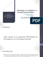 Revisión sistemática de la investigación en Psicología General Sanitaria