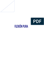 Teoría de flexión pura de vigas