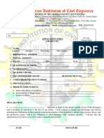 NICE - Graduate Membership Application Form