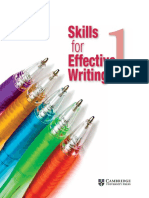 Skills For Effective Writing Level 1 Students Book