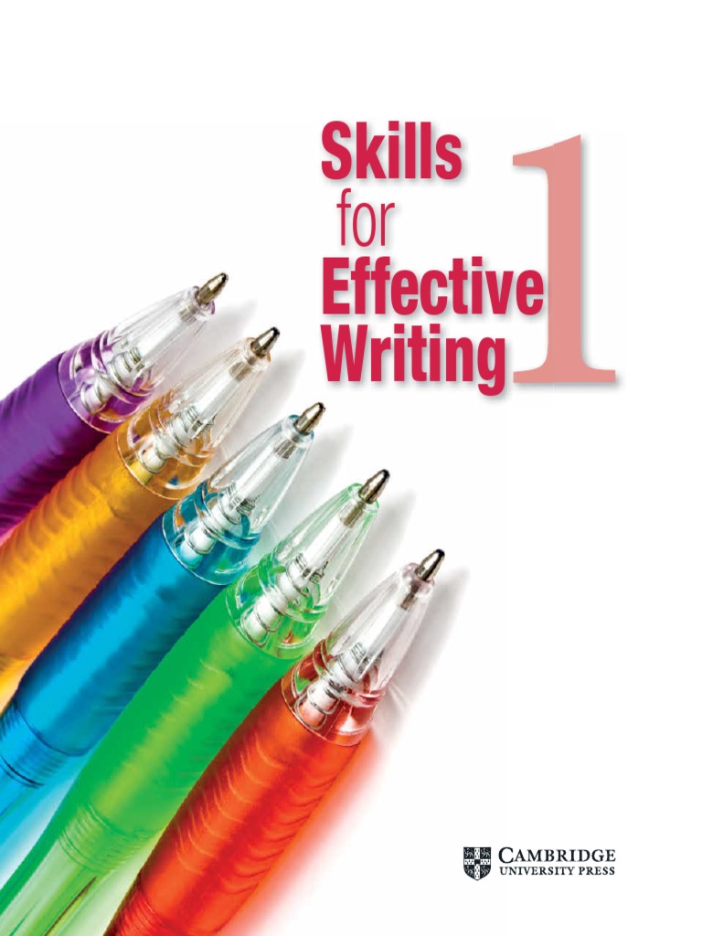 Skills For Effective Writing Level 1 Students Book PDF Paragraph
