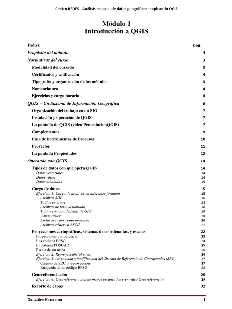 Modulo 1 Presentacion | PDF | Sistema de información geográfica ...