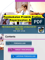 Pembekalan Praktik Profesi Keperawatan Anak