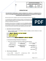 Geodatos Saic: Código Del Documento Revisión