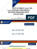 Presentation On C4PEACE Program For Davao Oriental