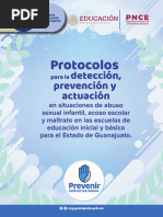 Protocolo de Actuación Escolar Puebla | PDF | Abuso infantil | Violencia