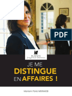 Je Me Distingue en Affaires - Mariam FILALI MEKNASSI