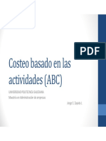 Costeo Basado en Las Actividades (ABC)