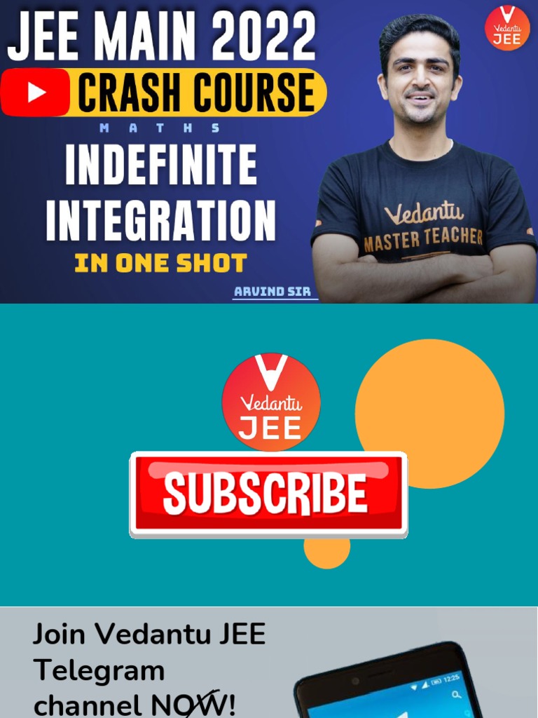 Indefinite+Integration+ +Crash+Course+ | Download Free PDF ...