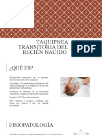 Taquipnea Transitoria Del Recién Nacido