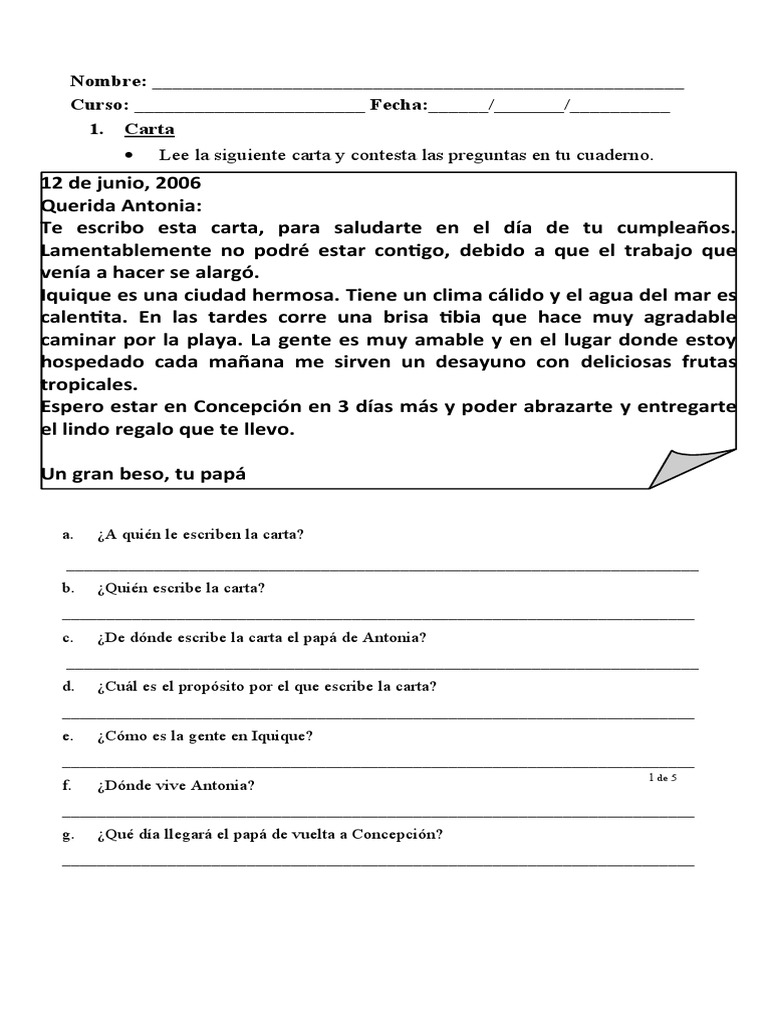 Fichas Comprensión Lectora 3 Básico Pdf Calendario Sopa