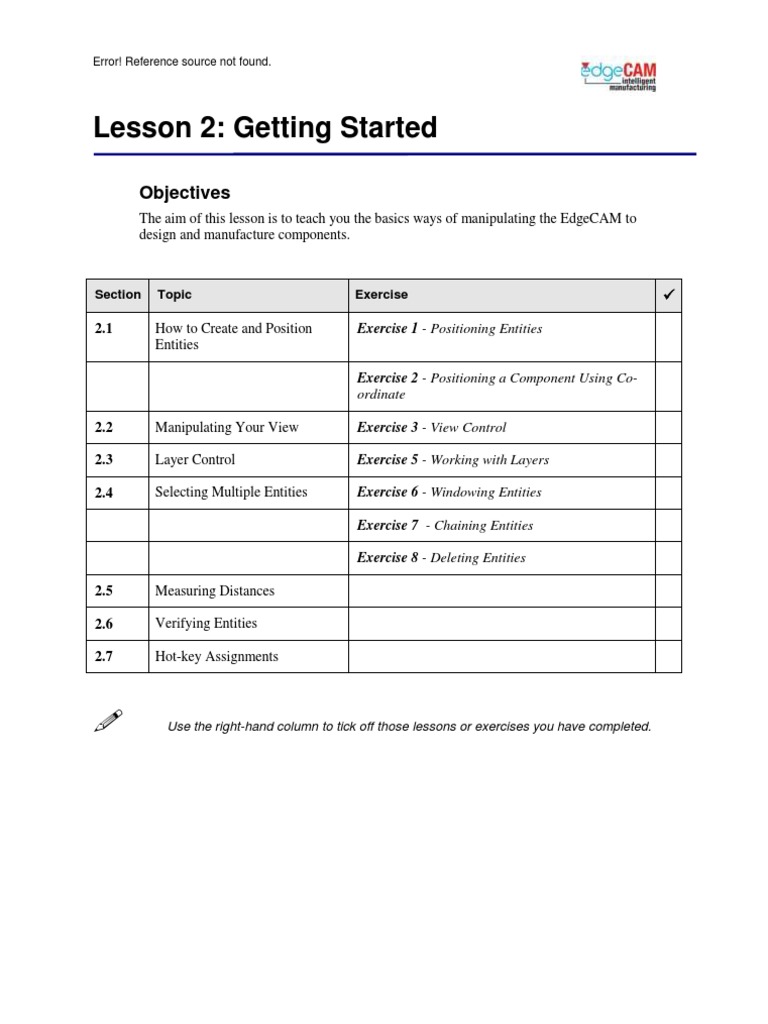 Lesson 2: Getting Started: Objectives | PDF | Computers