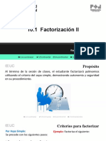 10.1 Factorización II