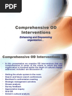 Comprehensive OD Interventions by Vinay