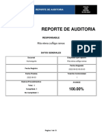 Reporte de Auditoría - Visita Del 02 de Agosto 2022 - UEN Huimanguillo