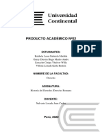 Producto Académico Nº02 - Historia Del Derecho