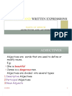 Parts of Speech: Adjectives and Adverbs