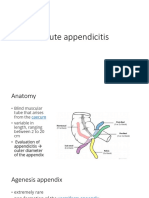 Pathology of appendix