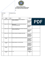 Format1 Lembar Monitoring Perkuliahan KBM 25 Februari 2022