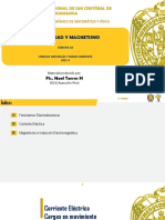 Electricidad y Magnetismo: Corriente Eléctrica