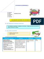 D1 A2 SESION Declaración Universal de Los Derechos Del Niño