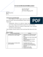 Rancangan Evaluasi Program Pembelajaran