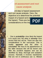 WS Hazard Assessment and Root Cause Analysis