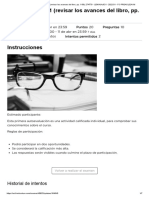 Autoevaluación 1 (Revisar Los Avances Del Libro, Pp. 1-58) - 274779 - LENGUAJE II - 2022-01 - FC-PREACL02A1M