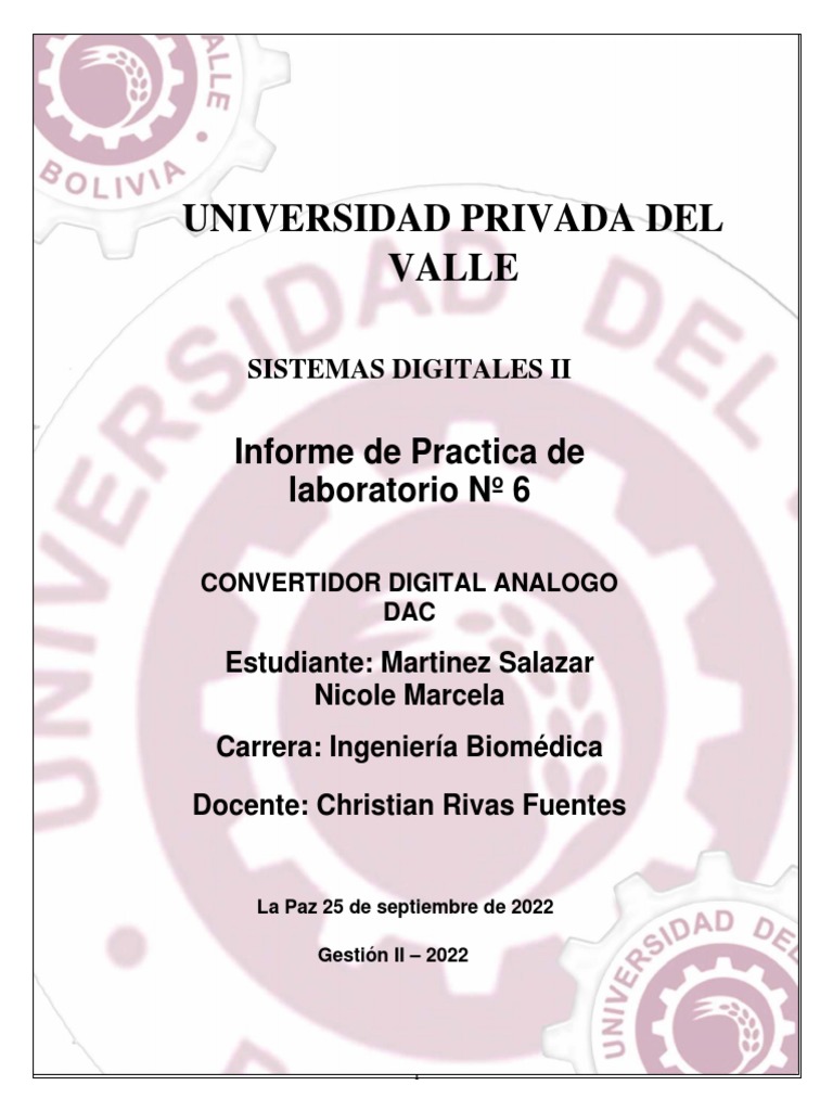 Convertidores Digital/Analógico (DAC). 