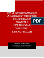 Guia Elaboracion y Presentacion de La Informacion Financiera y Presupuestaria III Trim 2022 (R)