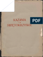Jan Łoś, Władysław Semkowicz - (1934) Kazanie Tzw. Świętokrzyskie (29mb)