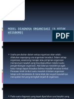 MODEL DIAGNOSA ORGANISASI (6 Kotak Weisbord)