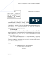 RESOLUCIÓN N°: 449/11 Asunto: Remitir Al Ministerio de