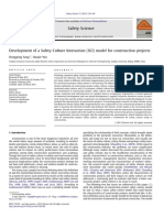 Development of Safety Culture Interaction Model For Construction Projects