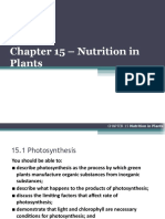 Chapter 15 - Nutrition in Plants
