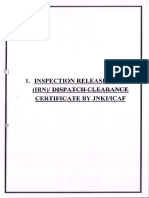 (Irnyw: Inspection Note
