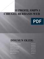 Aplikasi Profil SMPN 1 Cibugel Berbasis Web