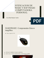 Identificacion de Hardware y Software de Computadora Personal