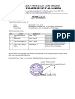 Surat Tugas Pendamping Lomba HSN 2022