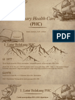 PT 9 Primary Health Care (PHC)