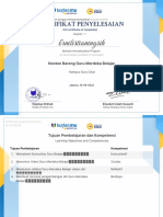 Sertifikat Nonton Bareng Guru Merdeka Belajar