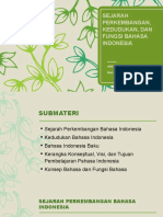 Dan Fungsi Bahasa Indonesia