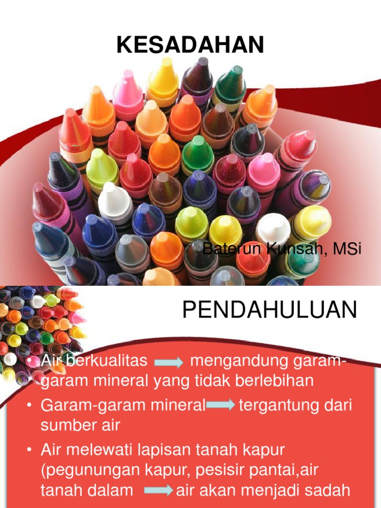 Kesadahan Air dan Cara Mengatasi Kesadahan Air | PDF