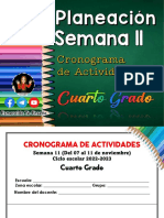 ?4° S11 PLANEACIÓN SEMANAL Esmeralda Te Enseña